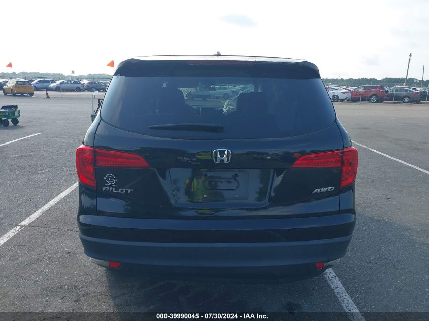 2018 Honda Pilot Ex VIN: 5FNYF6H30JB034171 Lot: 39990045