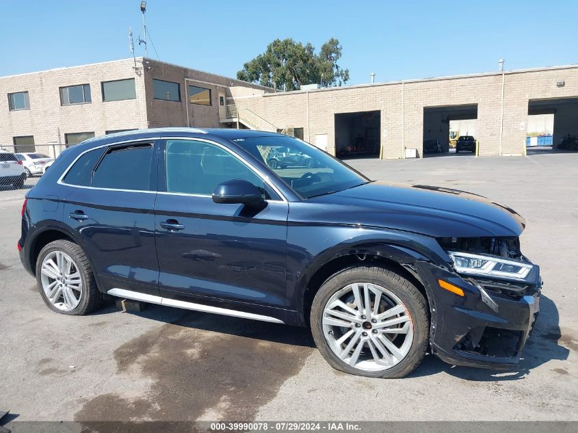 2019 Audi Q5 45 Premium VIN: WA1BNAFY1K2030235 Lot: 39990078