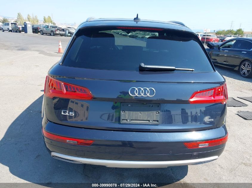 2019 Audi Q5 45 Premium VIN: WA1BNAFY1K2030235 Lot: 39990078