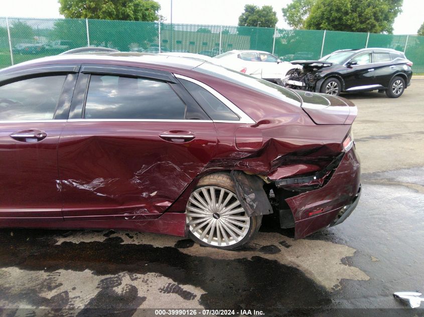 2017 Lincoln Mkz Hybrid Reserve VIN: 3LN6L5MUXHR607588 Lot: 39990126