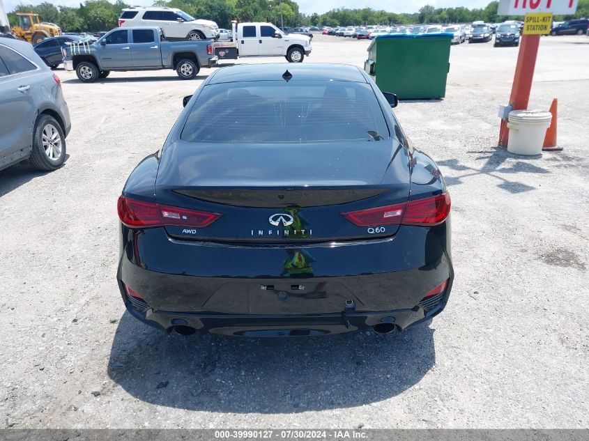 2018 Infiniti Q60 3.0T Luxe VIN: JN1EV7EL5JM390075 Lot: 39990127