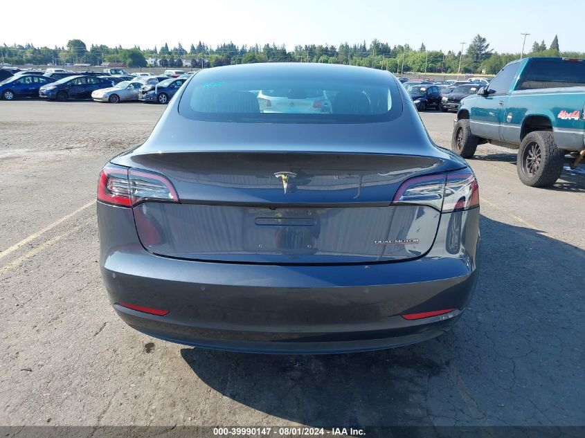 2018 Tesla Model 3 Long Range/Performance VIN: 5YJ3E1EBXJF103797 Lot: 39990147