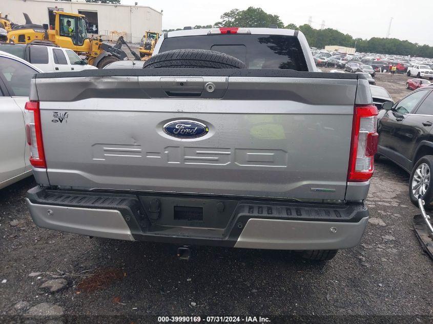 2022 Ford F-150 Lariat VIN: 1FTFW1E85NFC07615 Lot: 39990169