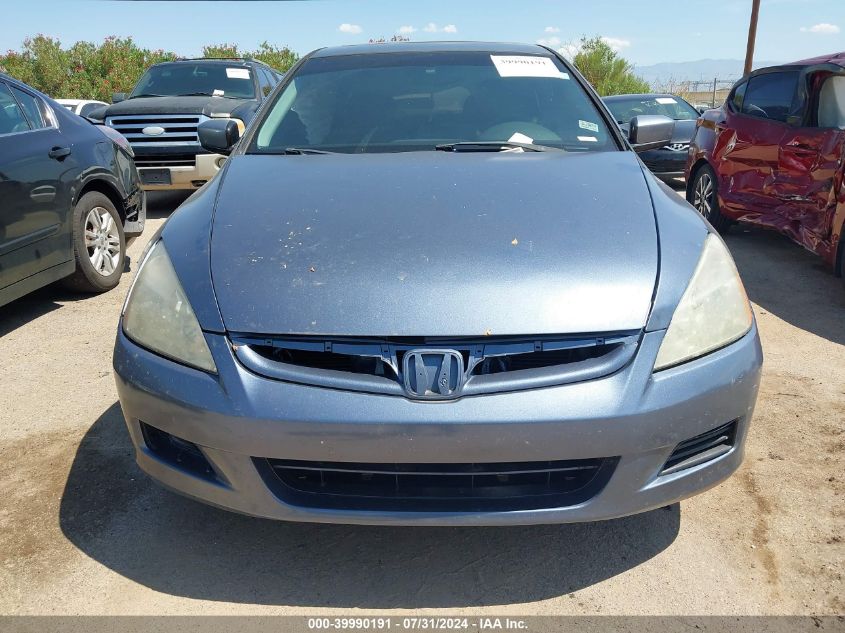 2007 Honda Accord 2.4 Ex VIN: 1HGCM56777A145142 Lot: 39990191