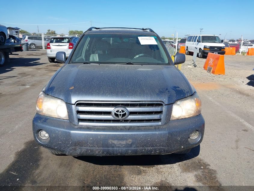 2006 Toyota Highlander Limited V6 VIN: JTEEP21A960164596 Lot: 39990303