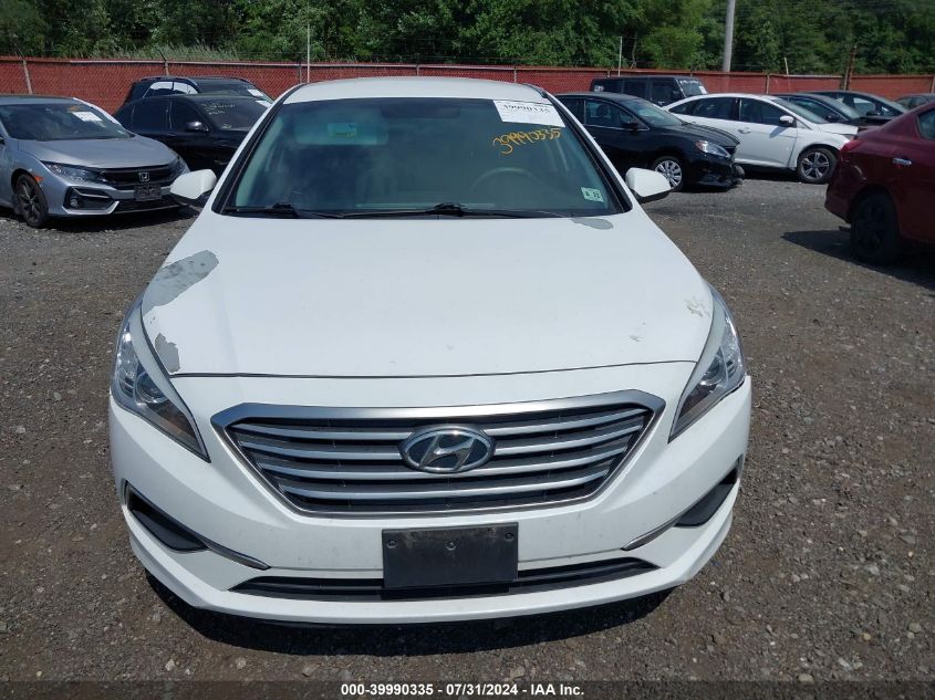 2017 Hyundai Sonata Se VIN: 5NPE24AF1HH547707 Lot: 39990335