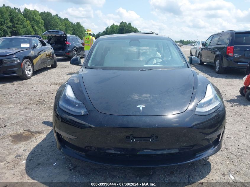 2021 Tesla Model 3 Standard Range Plus Rear-Wheel Drive VIN: 5YJ3E1EA7MF048284 Lot: 39990444