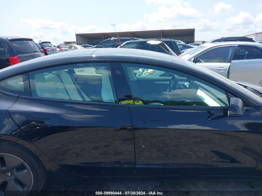 2021 Tesla Model 3 Standard Range Plus Rear-Wheel Drive VIN: 5YJ3E1EA7MF048284 Lot: 39990444