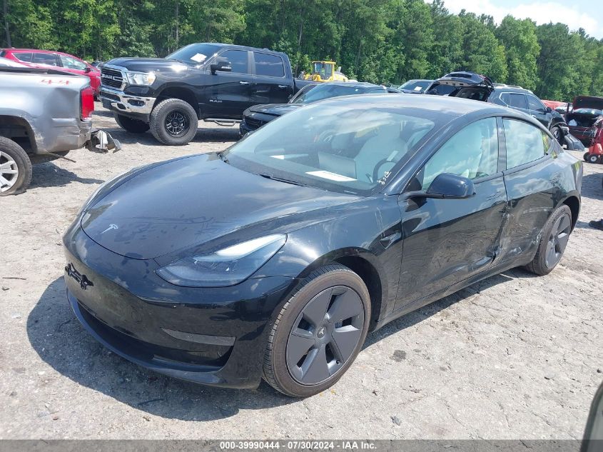 5YJ3E1EA7MF048284 2021 TESLA MODEL 3 - Image 2