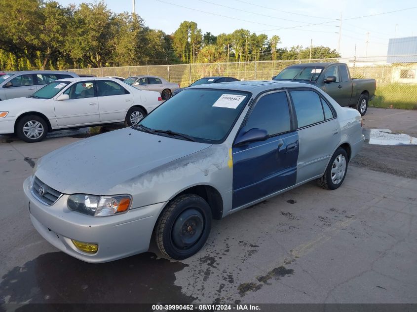 2001 Toyota Corolla Le VIN: 2T1BR12E91C391167 Lot: 39990462