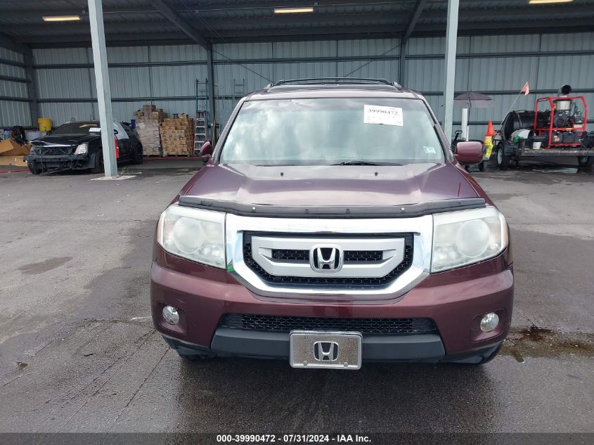 2011 Honda Pilot Touring VIN: 5FNYF3H90BB053792 Lot: 39990472