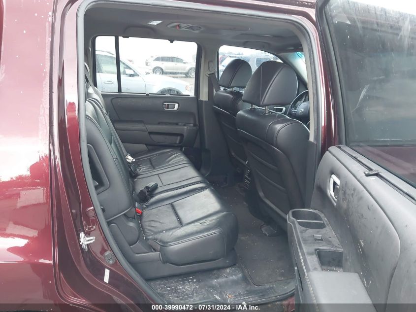 2011 Honda Pilot Touring VIN: 5FNYF3H90BB053792 Lot: 39990472