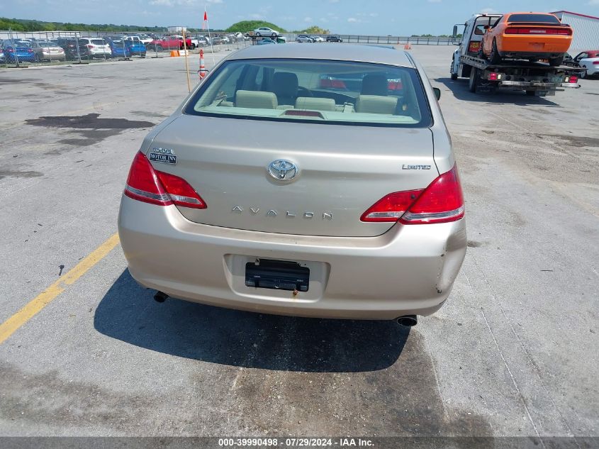 2007 Toyota Avalon Limited VIN: 4T1BK36B57U218186 Lot: 39990498