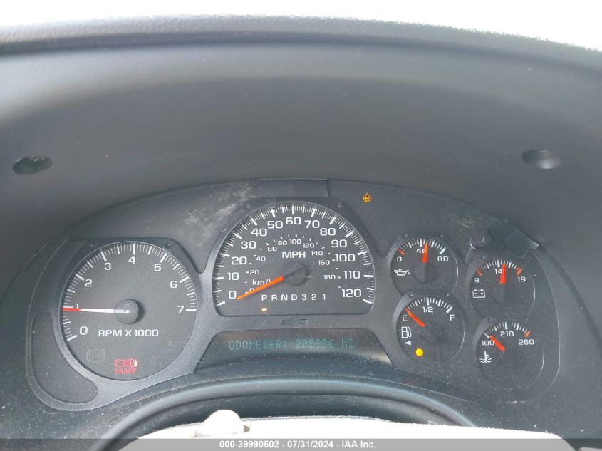 2009 Chevrolet Trailblazer Lt VIN: 1GNDT33S692132518 Lot: 39990502