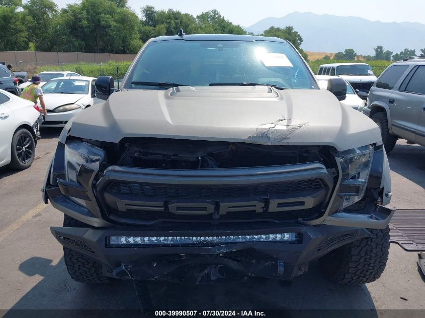 2019 Ford F-150 Raptor VIN: 1FTFW1RG8KFB89804 Lot: 39990507