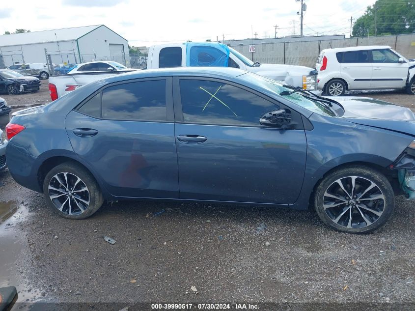 2019 Toyota Corolla Se VIN: 2T1BURHEXKC220224 Lot: 39990517