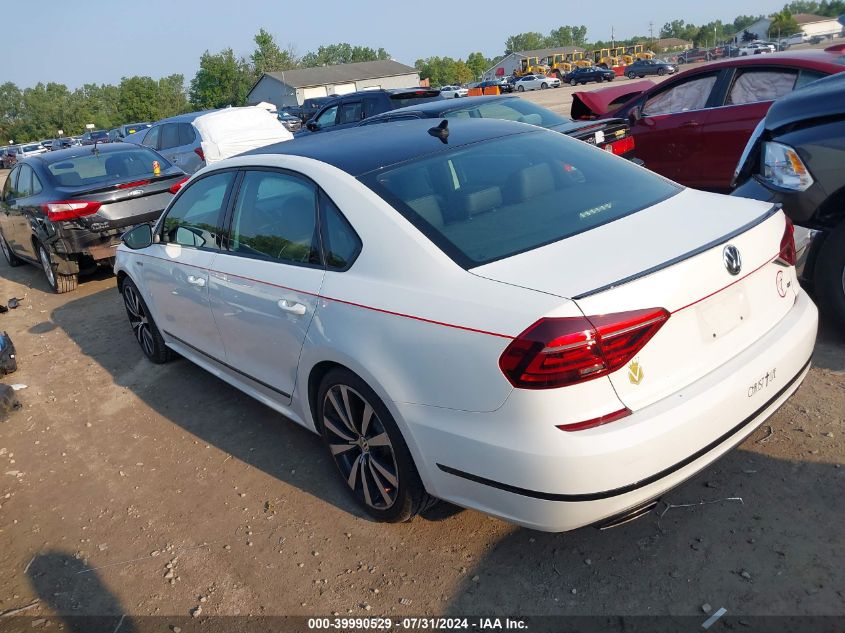 2018 Volkswagen Passat 3.6L V6 Gt VIN: 1VWJM7A34JC037219 Lot: 39990529