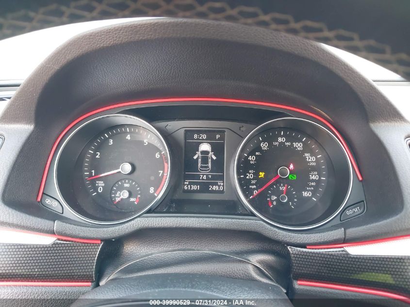 2018 Volkswagen Passat 3.6L V6 Gt VIN: 1VWJM7A34JC037219 Lot: 39990529