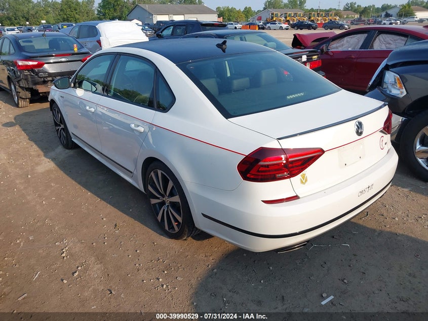 VIN 1VWJM7A34JC037219 2018 VOLKSWAGEN PASSAT 3.6L V6 GT