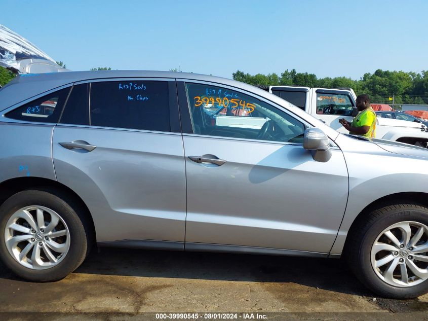 2017 Acura Rdx VIN: 5J8TB4H5XHL027314 Lot: 39990545