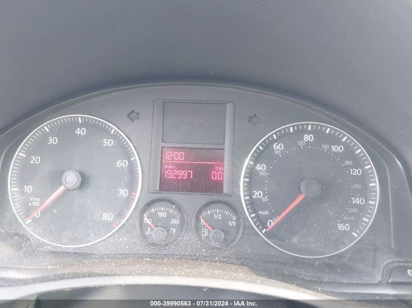 2008 Volkswagen Jetta Se VIN: 3VWRM71K58M106468 Lot: 39990563