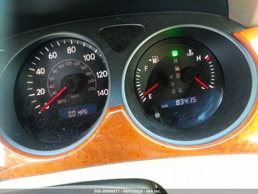 2005 Lexus Es 330 VIN: JTHBA30G455079749 Lot: 39990571