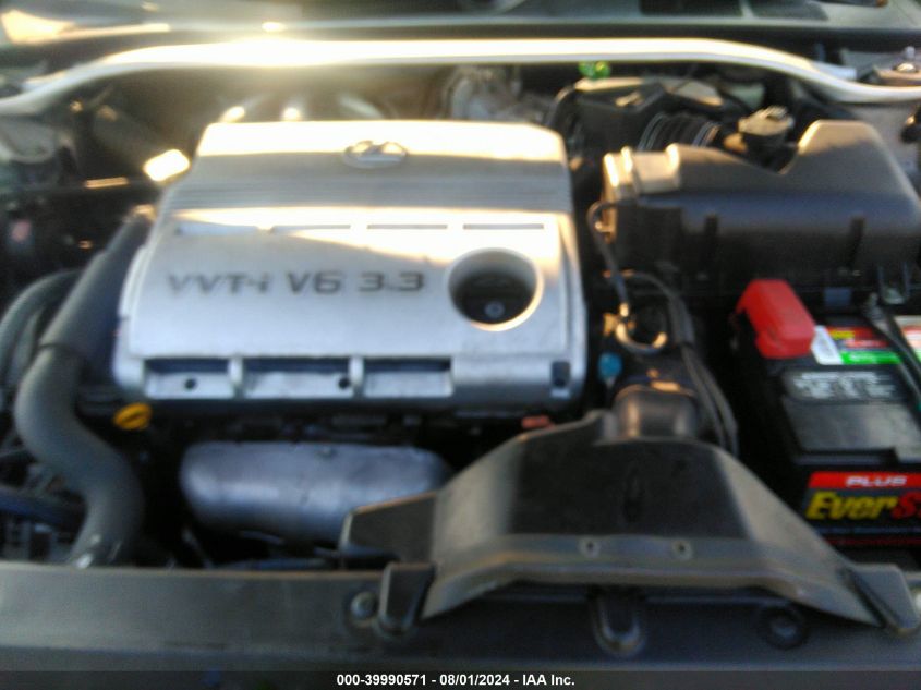 2005 Lexus Es 330 VIN: JTHBA30G455079749 Lot: 39990571