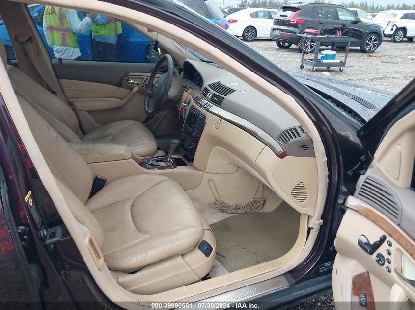 2001 Mercedes-Benz S 500 VIN: WDBNG75J01A202424 Lot: 39990581