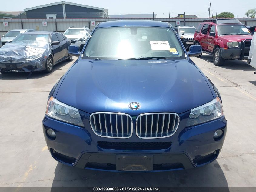 2013 BMW X3 xDrive28I VIN: 5UXWX9C53D0A30666 Lot: 39990606