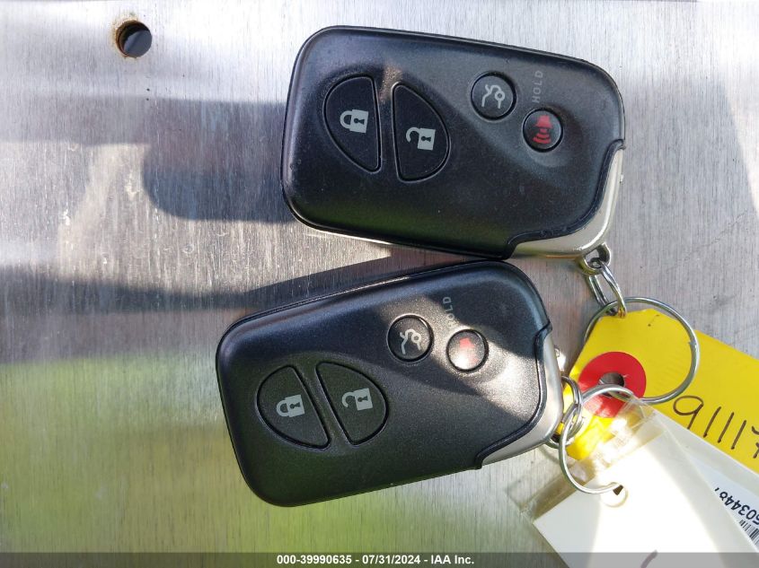 2009 Lexus Is 250 VIN: JTHCK262X95034487 Lot: 39990635