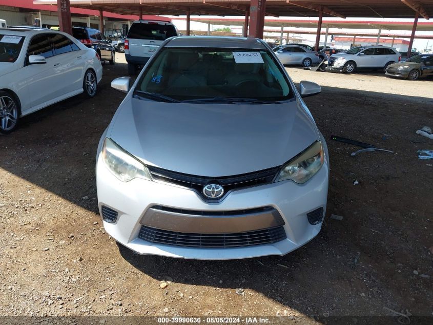 2016 Toyota Corolla Le VIN: 2T1BURHE3GC651463 Lot: 39990636