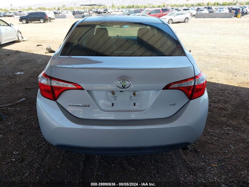 2016 Toyota Corolla Le VIN: 2T1BURHE3GC651463 Lot: 39990636