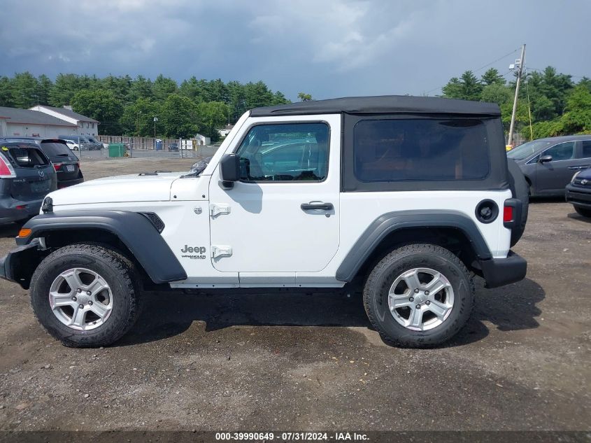 2019 Jeep Wrangler Sport S 4X4 VIN: 1C4GJXAG0KW583315 Lot: 39990649