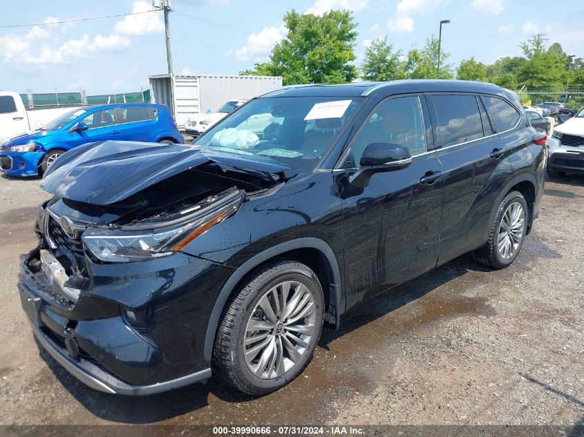 2021 Toyota Highlander Platinum VIN: 5TDFZRBH7MS151203 Lot: 39990666