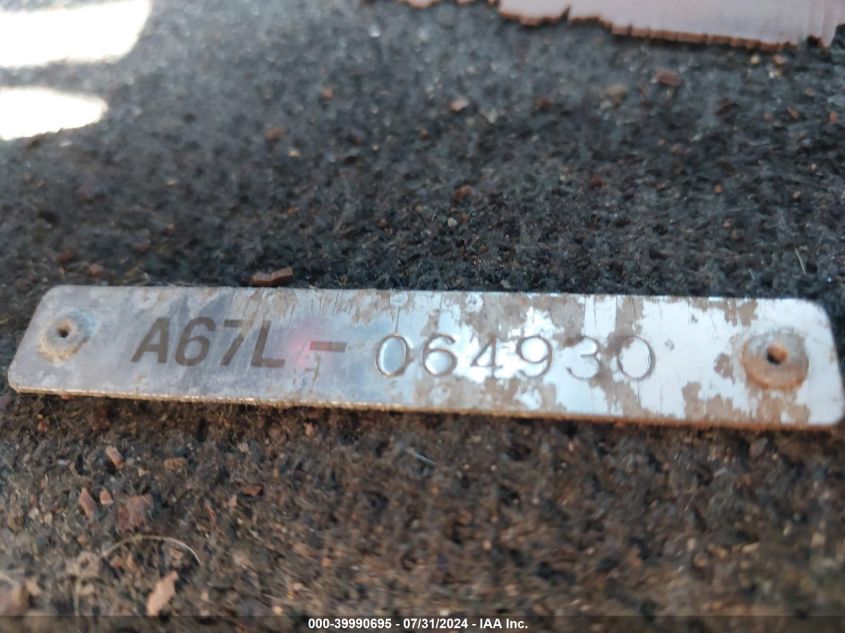 1979 Subaru Gl VIN: A67L064930 Lot: 39990695