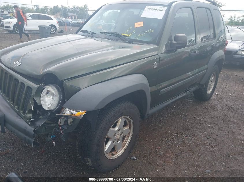 2006 Jeep Liberty Sport VIN: 1J4GL48K76W288408 Lot: 39990700