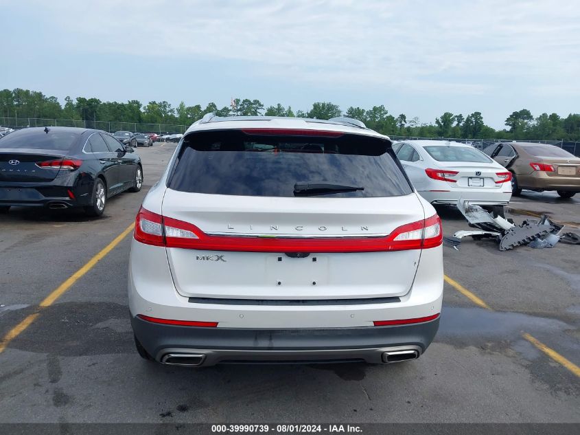 2016 Lincoln Mkx Reserve VIN: 2LMTJ6LR0GBL39888 Lot: 39990739