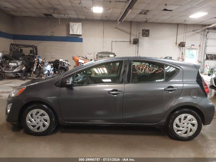 2016 Toyota Prius C Two VIN: JTDKDTB33G1590169 Lot: 39990757