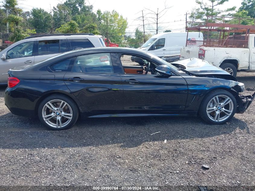 2019 BMW 440I Gran Coupe xDrive VIN: WBA4J7C56KBM74537 Lot: 39990764