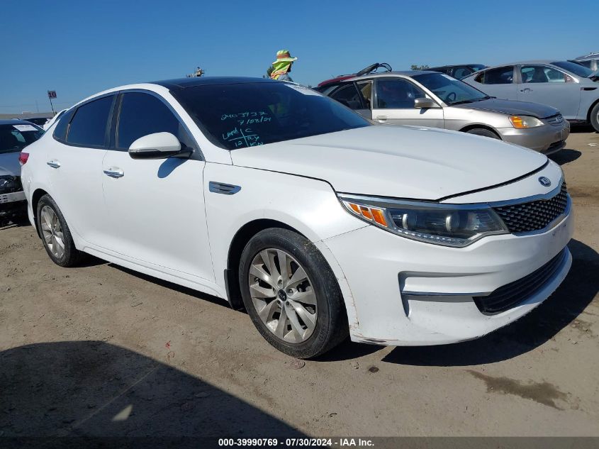 2016 KIA OPTIMA EX - 5XXGU4L30GG098018