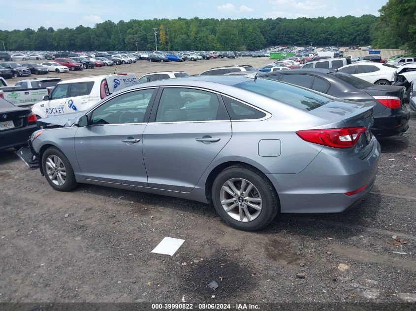 2016 Hyundai Sonata Se VIN: 5NPE24AF2GH381602 Lot: 39990822