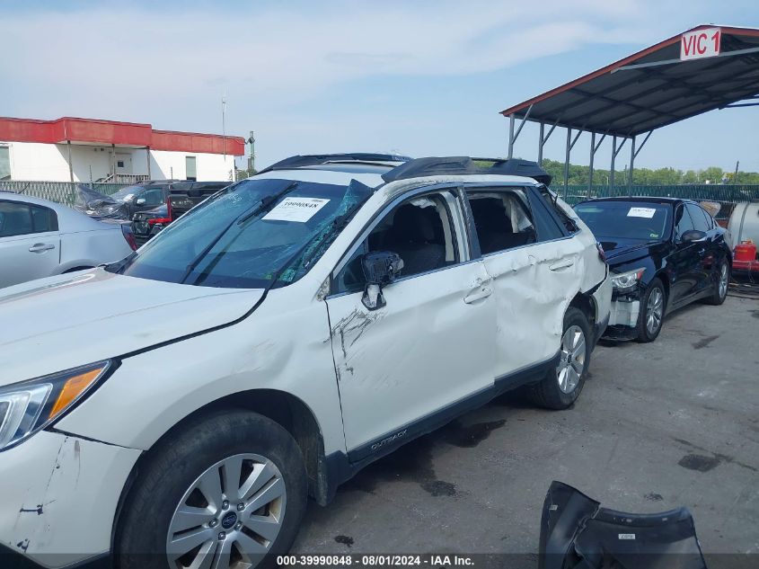 2017 Subaru Outback 2.5I Premium VIN: 4S4BSAHC4H3332892 Lot: 39990848