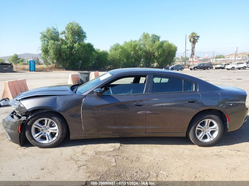 2023 Dodge Charger Sxt VIN: 2C3CDXBGXPH551633 Lot: 39990887