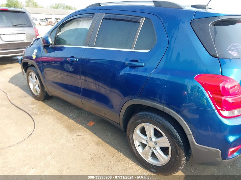 2019 Chevrolet Trax Lt VIN: 3GNCJLSB1KL401595 Lot: 39990906