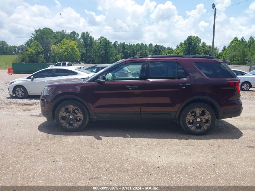 2018 Ford Explorer Sport VIN: 1FM5K8GT7JGA42118 Lot: 39990975