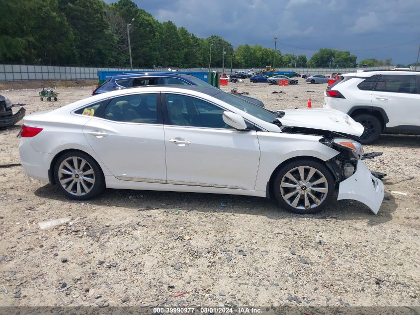 2013 Hyundai Azera VIN: KMHFH4JG3DA326621 Lot: 39990977