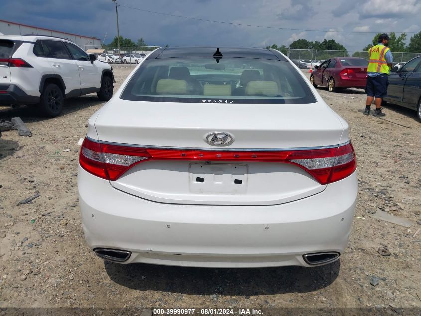 2013 Hyundai Azera VIN: KMHFH4JG3DA326621 Lot: 39990977