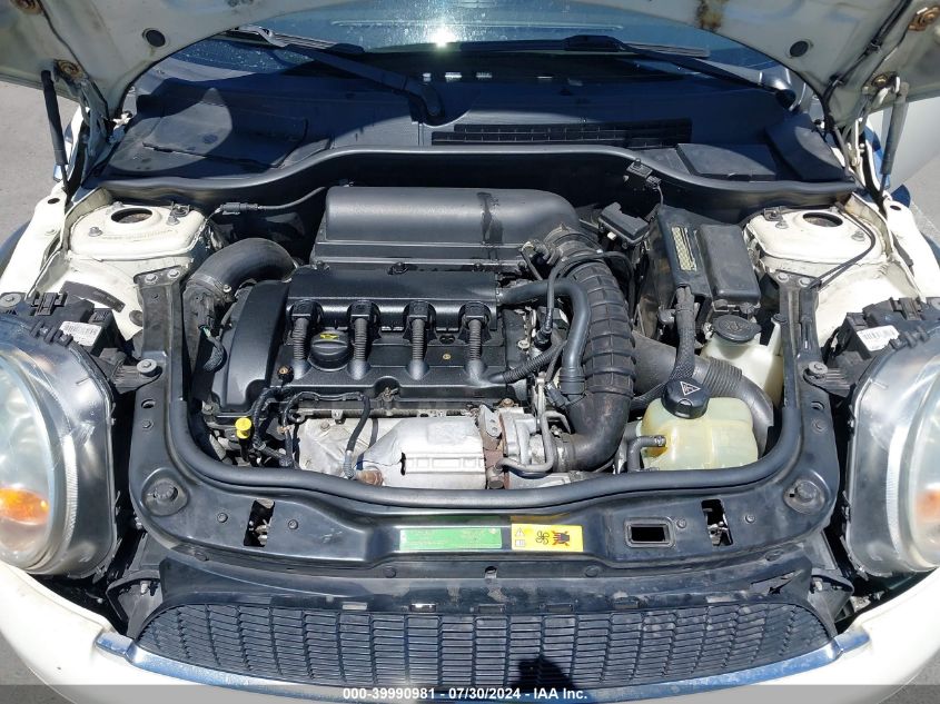 2010 Mini Cooper S S VIN: WMWMF7C57ATZ72806 Lot: 39990981