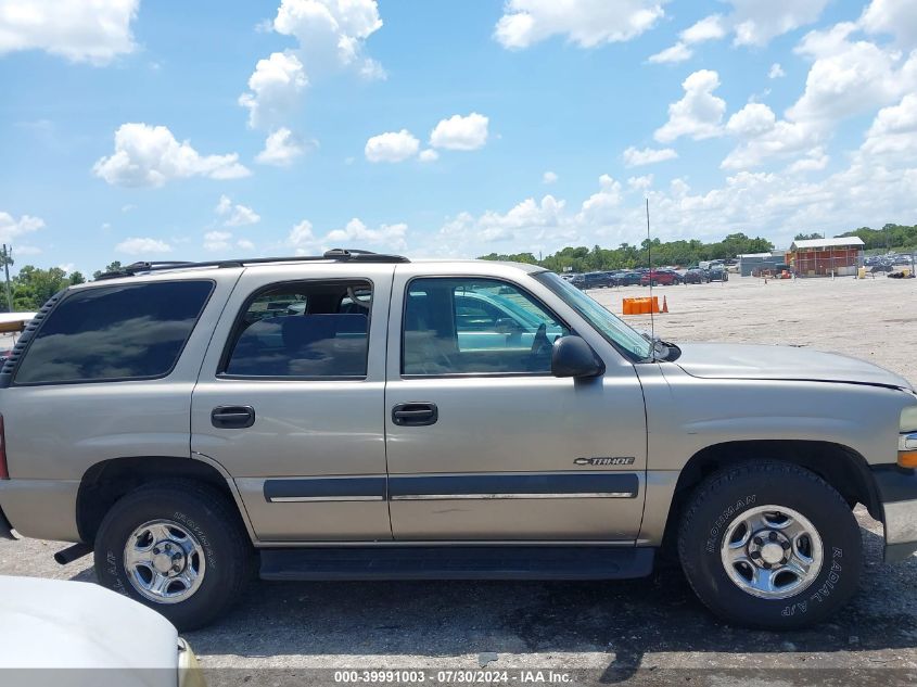 2002 Chevrolet Tahoe C1500 VIN: 1GNEC13Z52R154397 Lot: 39991003