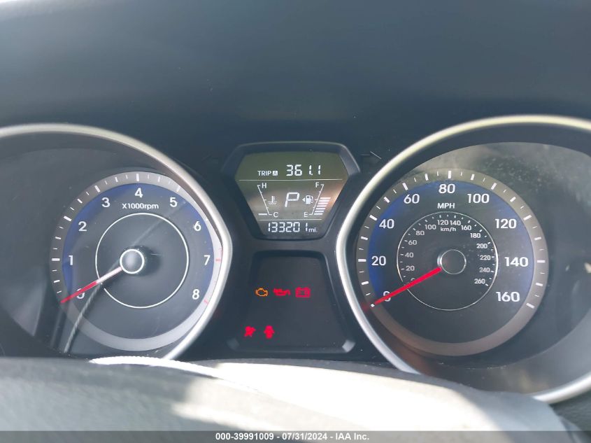 2014 Hyundai Elantra Limited VIN: KMHDH4AE4EU160826 Lot: 39991009